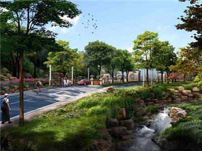 无锡道路景观设计项目-江阴花园景观设计方案-无锡辉泰绿化工程有限公司