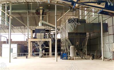 启航机械脱硫石膏机械年产25万吨生产线 热风炉