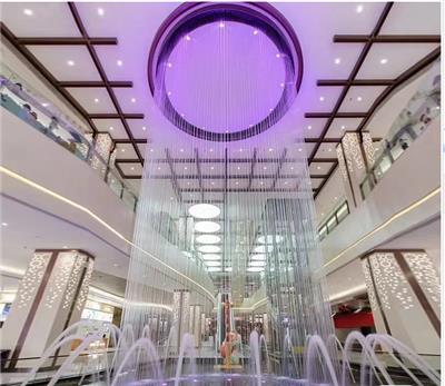重庆商场水帘如何安装-水帘瀑布安装-博驰环境工程