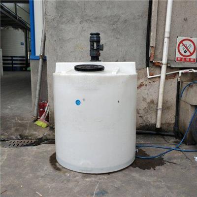 1000升塑料加药箱 PAM/PAC溶解搅拌桶 水处理加药桶