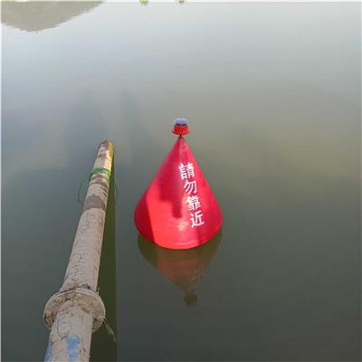 高度2米可加航道警示灯水域划分聚乙烯塑料浮标