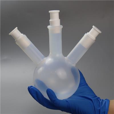 PFA烧瓶可定制多颈耐腐蚀高温Teflon塑料反应瓶标准口