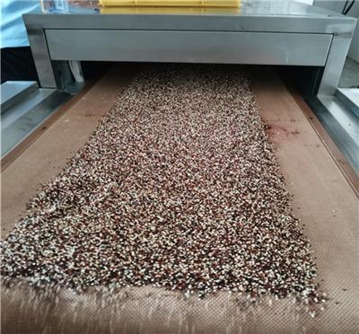 陕西五谷杂粮微波熟化设备 杂粮干燥机 小麦胚芽熟化干燥机