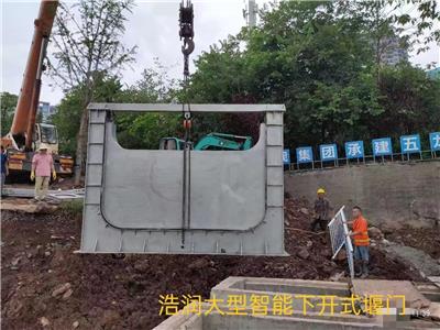 南京液动旋转堰门截污井液动限流闸门生产厂家