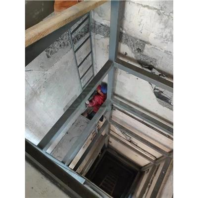 安徽免打胶钢结构井道 钢结构加装电梯井道 自有施工队