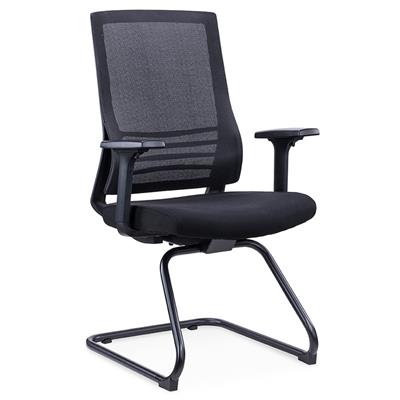 晟意简约办公椅网布职员椅员工电脑椅靠背黑色烤漆弓形架会议椅SY-	302C2