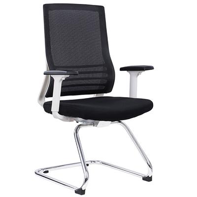 晟意简约办公椅网布职员椅员工电脑椅靠背电镀弓形架会议椅SY-302C2-BS