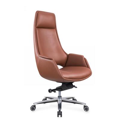 西皮老板经理中班椅皮质转椅家用现代简约总裁靠背办公椅SY-301B