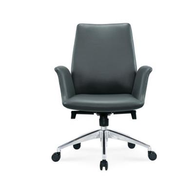 办公家具细纹西皮老板椅家用简约时尚经理皮椅电脑转椅中班椅会议椅SY-288B