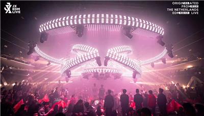 四川成都西藏青海舞台机械 酒吧空中机械 变形灯架 酒吧派对机械舞台定制安装