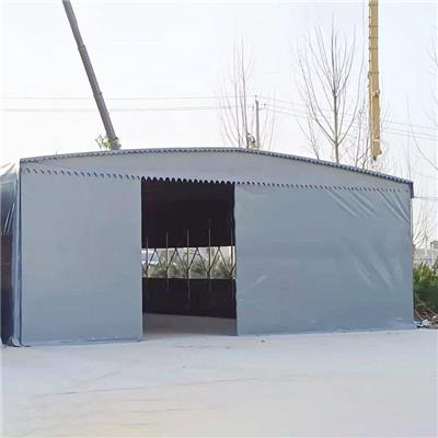 定制户外大型推拉棚移动帐篷活动伸缩遮阳雨篷
