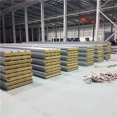 江苏950型岩棉瓦楞夹芯板 不锈钢瓦楞屋面板