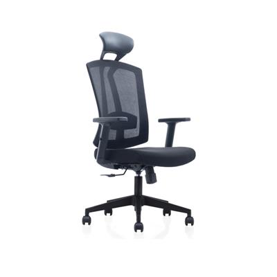 黑色高背带头枕办公家用电脑座椅人体工学椅旋转升降老板椅电竞椅子SY-267A-LP
