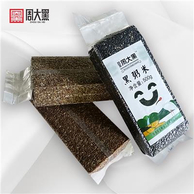 周大黑黑粥米生产厂家 双亚粮油工贸有限公司粥米