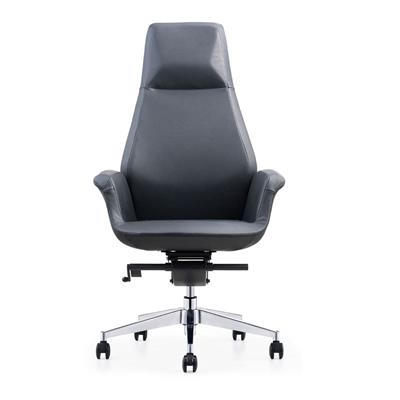 荔枝纹西皮现代简约座感舒适升降可躺皮椅主管经理老板大班椅办公椅SY-241A1
