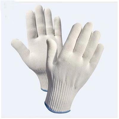 棉纱线点塑手套透气防滑挂胶手套工地搬砖手套