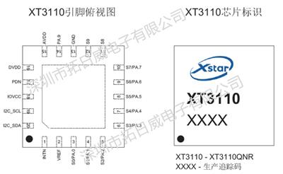 触控芯片 触摸芯片 XT3110/XT3122 低功耗电容式触控触摸芯片