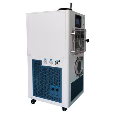 中试硅油压盖冷冻干燥机0.2平米生物冻干机