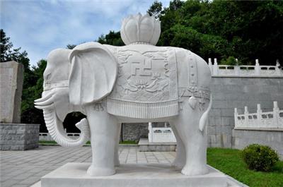 石雕大象雕塑