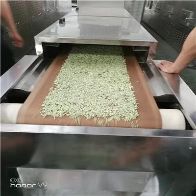 微波五谷杂粮焙烤设备 颗粒杂粮膨化烘焙熟化一体机