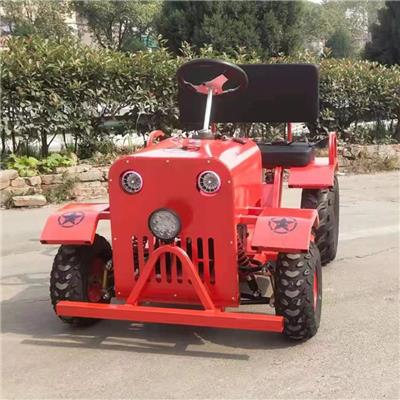 户外乐园设备 游乐拖拉机 全地形电动车 游乐拖拉机生产厂家