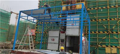 厂家批发工地定型化防护棚建筑钢筋加工棚单立柱组装式安全通道工字钢立柱