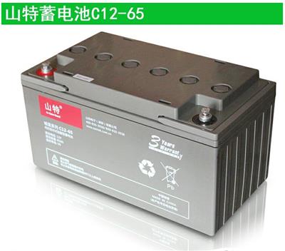 山特蓄电池12V65AH 城堡C12-65铅酸免维护蓄电池包邮UPS/EPS/应急