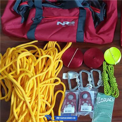 高塔救灾工具包套装户外水域救生手提包NRS绳索救援套装
