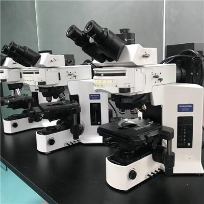 上海 木森-二手奥林巴斯BX51正置三色荧光 显 -微镜倒置/生物/体现