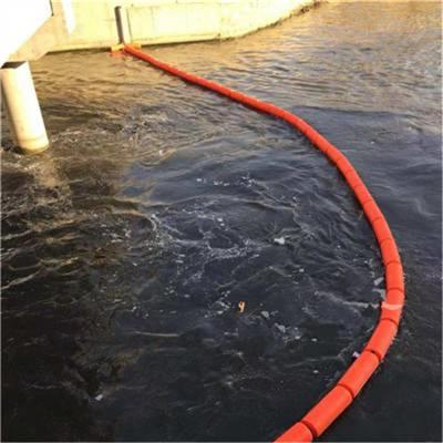 浙江塑料圆柱形一体式河道拦截水电站拦污浮体浮筒