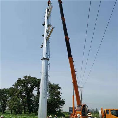 供应陇南市电力钢管杆 金属电杆 钢电线杆定制