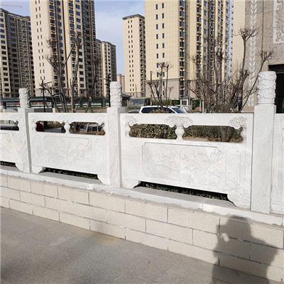 草白玉栏杆报价-建筑石栏杆制作安装