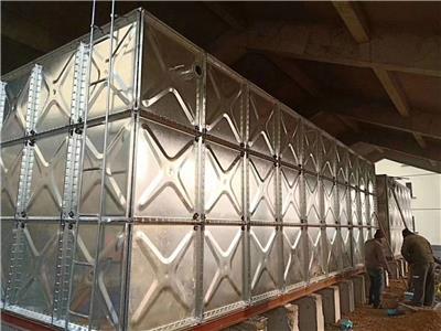热浸镀锌钢板水箱304不锈钢方形组合式装配式保温消防耐腐蚀水箱