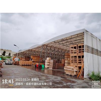 重庆直供大型活动推拉雨棚本地供应 篮球场移动型活动伸缩篷 仓库