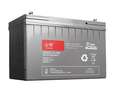 SANTAK山特蓄电池C12-100 12V100AH 参数重量