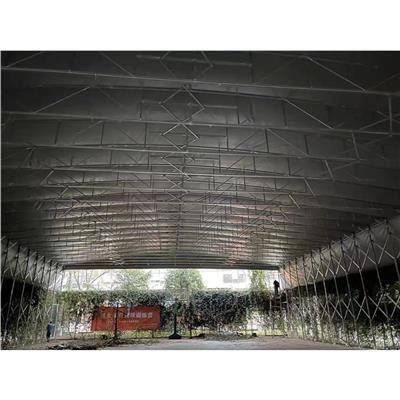 广安批发供应户外遮阳棚折叠推拉 尺寸定制 大型活动伸缩雨棚