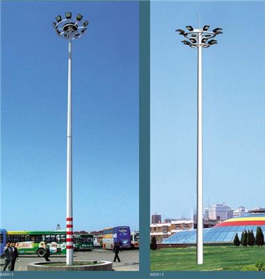 四川高杆灯厂家 品牌新炎光 LED200W金卤灯光源20米高杆灯电动升降