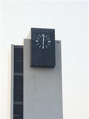 天津钟楼报时大钟 建筑外墙时钟 塔楼电子钟维修