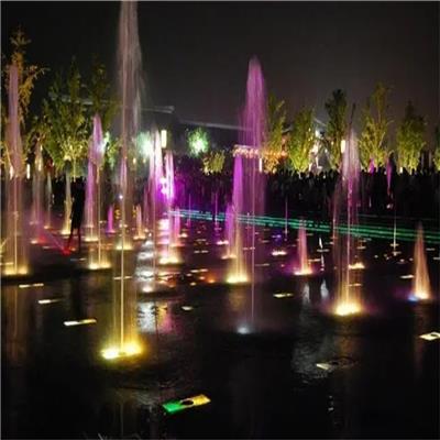 重庆大型音乐喷泉安装_广场程控喷泉施工|设计|方案-小篮天