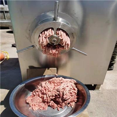 全自动冻肉绞肉机 冻鱼绞馅机 不锈钢大型粉碎机现货销售