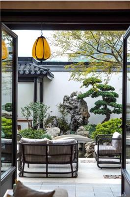 萧山现代别墅花园设计