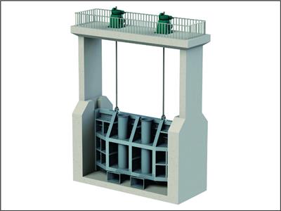 配备潜水轴流泵一体化泵闸 水利泵闸