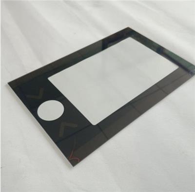 广告机设备面板玻璃加工2mm丝印钢化玻璃工控显示屏保护钢化玻璃面板