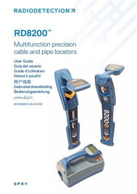 英国雷迪RD8200地下电缆/管道定位仪