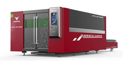 广州汉牛激光HNLaser6000瓦光纤激光切割机高速稳定GTX1530GW