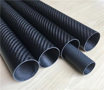 碳纤维圆管 高强度3K碳纤维管 卷管多种规格
