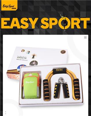 易威斯堡（EasySport）激情运动3件套B 音乐臂包+塑胸拉力器+握力器 ES-SS303