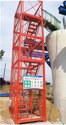 深圳梯笼厂家厂家供应施工安全梯笼封闭式安全爬梯施工爬梯框架式安全梯笼现货