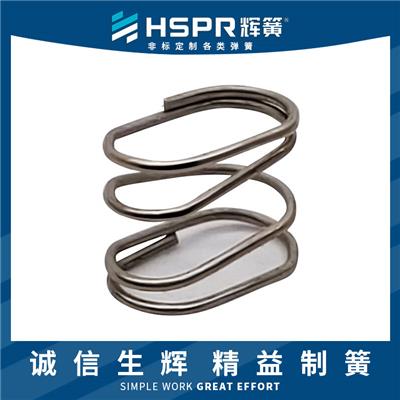 不锈钢301材质扁线弹簧连续螺旋式扁弹簧非标薄片式扁簧