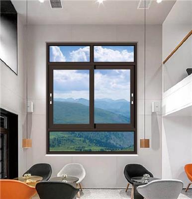 广西推拉窗 金房顶T-2010中空玻璃钛镁铝合金推拉窗